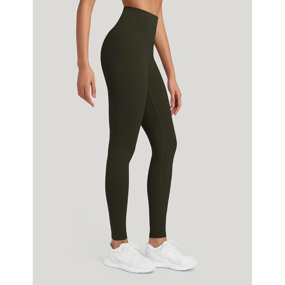 HeyNuts HN147 Dark Olive High Rise Yoga Leggings 31 Inseam Tall‎ Womens XL NWT